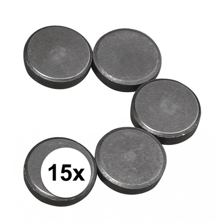 15x round magnets 20x5 mm