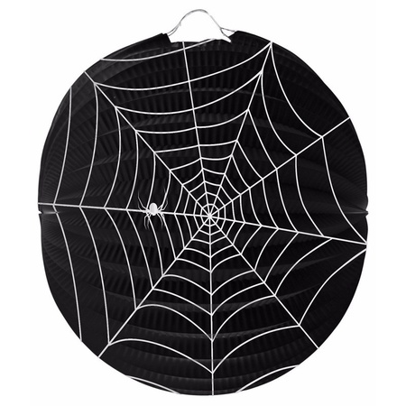 15x Spider web lanterns 22 cm