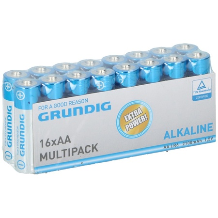 16x Grundig AA batteries alkaline