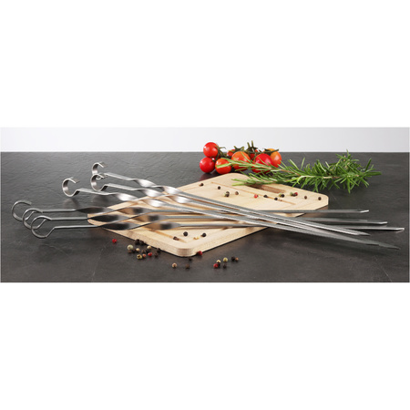 18x Barbecue skewers 45 cm