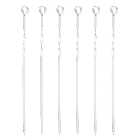 18x Barbecue skewers 45 cm