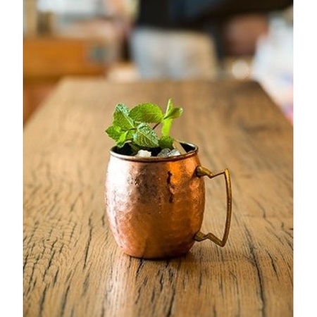 1x Cocktail mug/glass Moscow Mule 450 ml copper