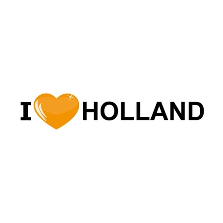 1x I Love Holland sticker