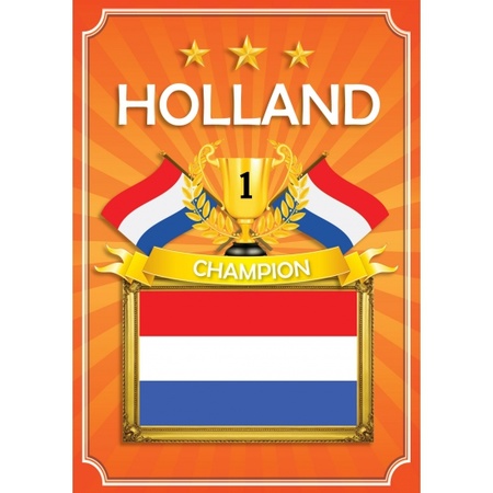 1x Poster Orange Holland