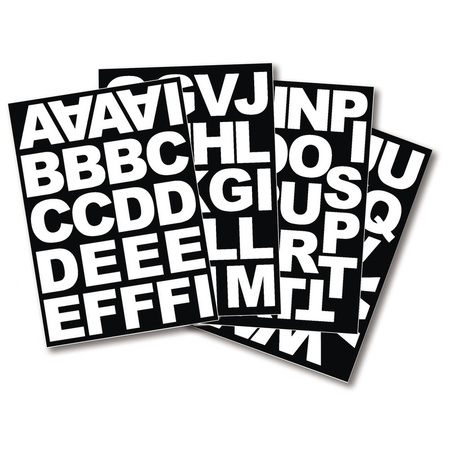 1x Set alphabet Letter stickers 5 cm
