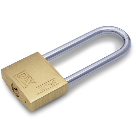 1x pcs padlock / padlocks with high shackle 4 x 5.8 cm
