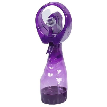 1x Water spray fan purple 28 cm