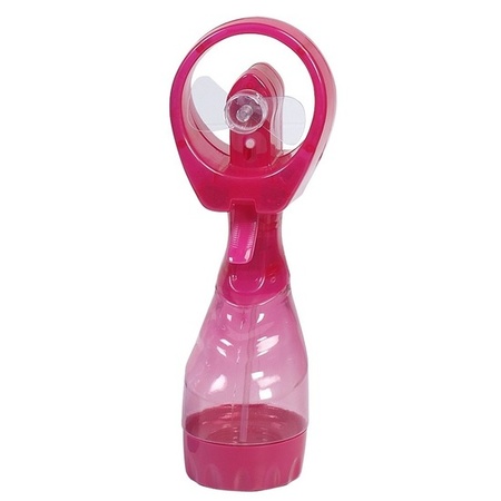1x Water spray fan pink 28 cm