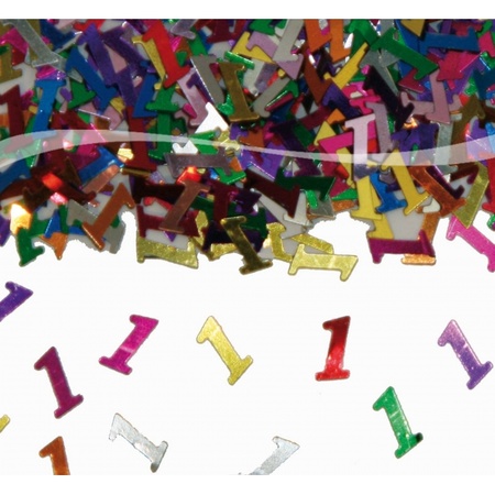 1x bags 1 Years theme confetti