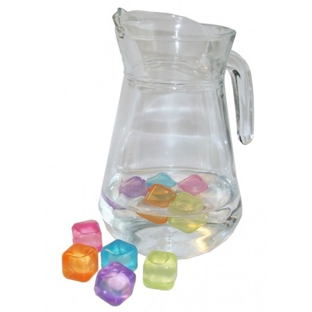 Glass jug 1.3 liters 2 pieces