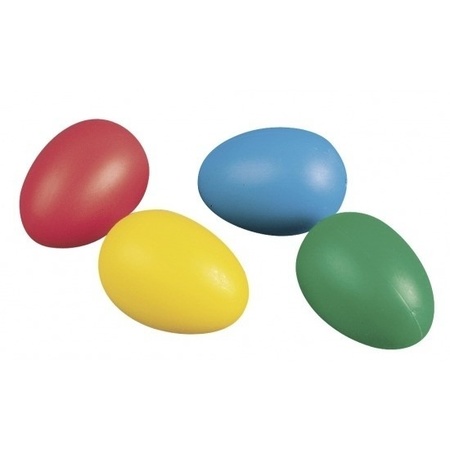 20 gekleurde plastic eieren 