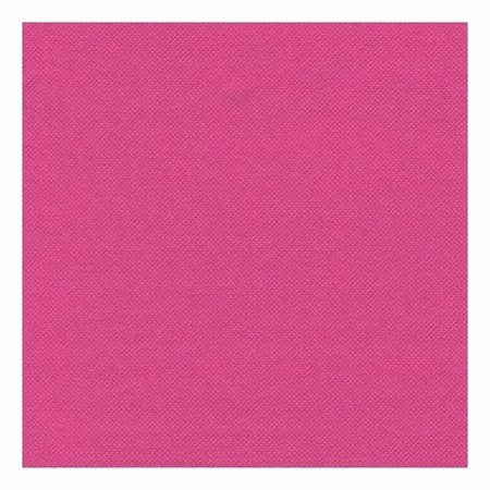 20x fuchsia roze kleuren thema servetten 33 x 33 cm.