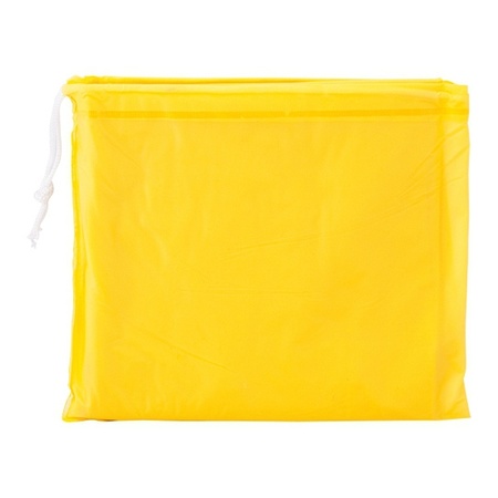 20x Yellow rain poncho for kids