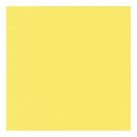 20x Luxe gele kleuren thema servetten 33 x 33 cm. 