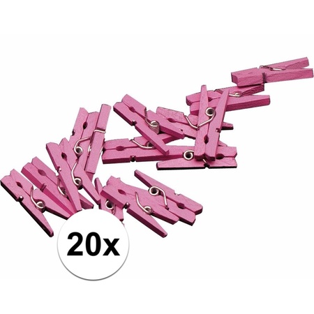 Mini pink pins 20x pieces