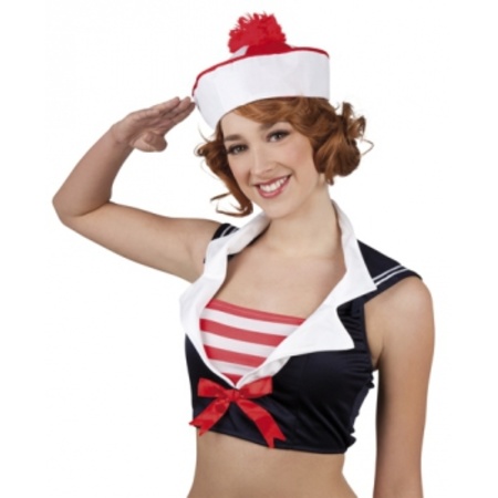 20x Red sailor hat