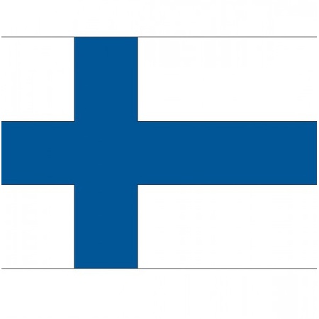20x Vlag Finland stickers 10 cm