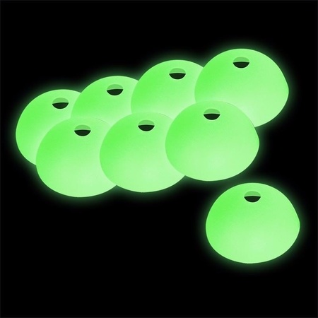 24x Glow in the dark peg protection caps