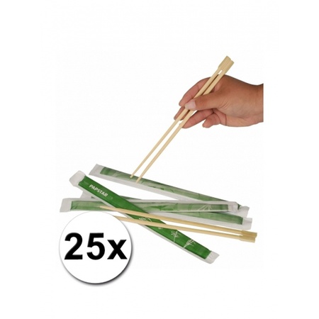 25 pairs Chopsticks bamboo