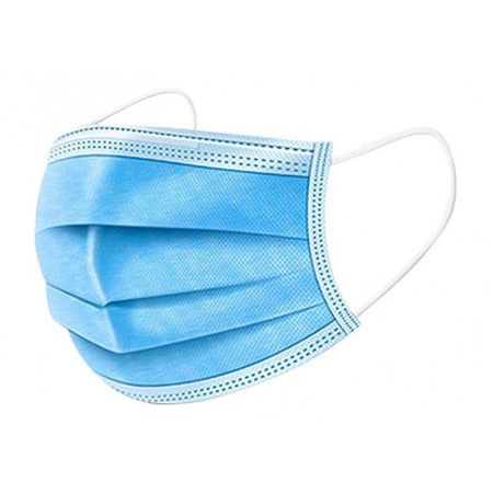 25x Surgical mask blue
