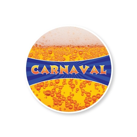 25x Beer coasters Carnaval