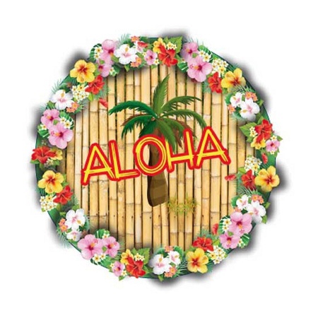 Beer coasters Hawaii theme print