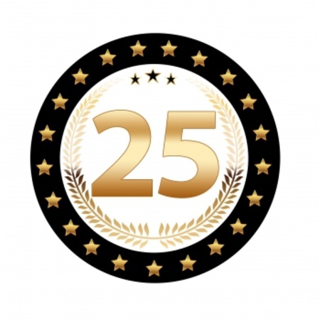 25 years decoration package small