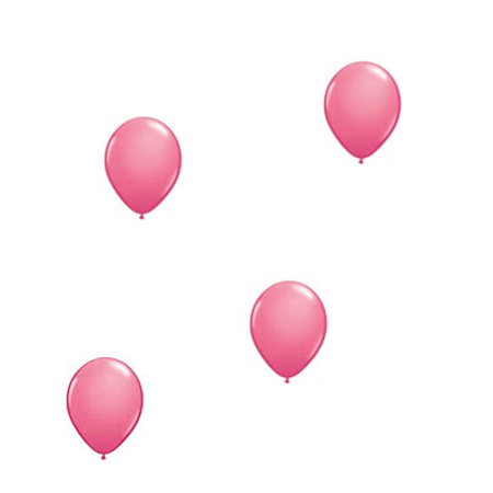25x pink party balloons 27 cm