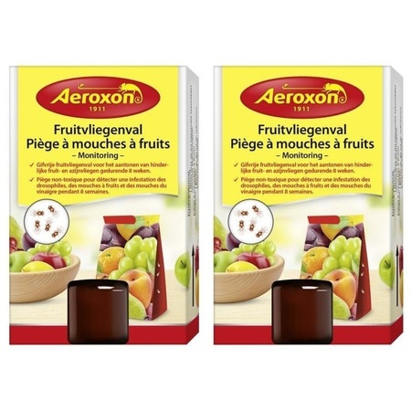 2x Aeroxon fruitvliegjesvallen 40 ml