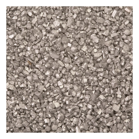 2x packets decoration sand stones silver 480 ml