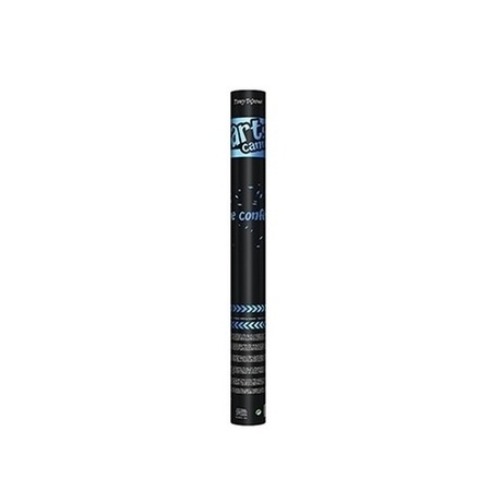 2x Confettishooter metallic blue 60 cm
