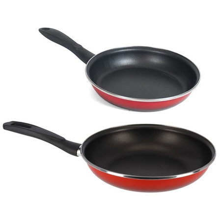 2x sizes frying pans Merida 24 and 28 cm