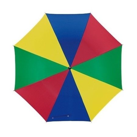 2x Coloured umbrellas for kids 72 cm
