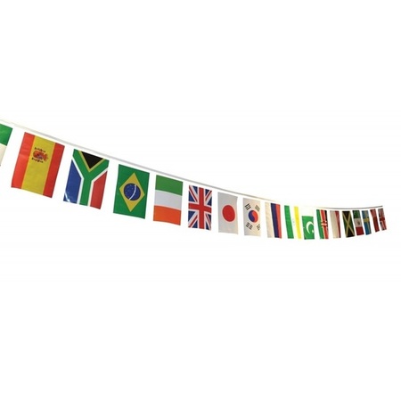 2x Internationale vlaggenlijn 7 meter