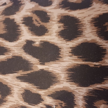 2x Cover paper panther/leopard print 70 x200 cm