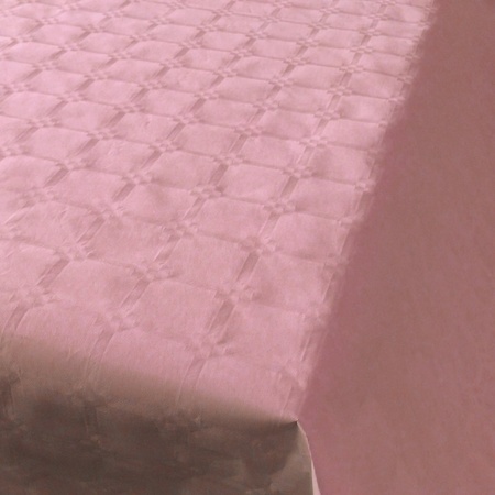 2x Light pink paper tablecloths 800 x 118 cm
