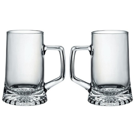 2x Oktoberfest beerglasses/beermugs 510 ml
