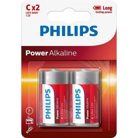 Philips LR14 C batteries 2 pieces