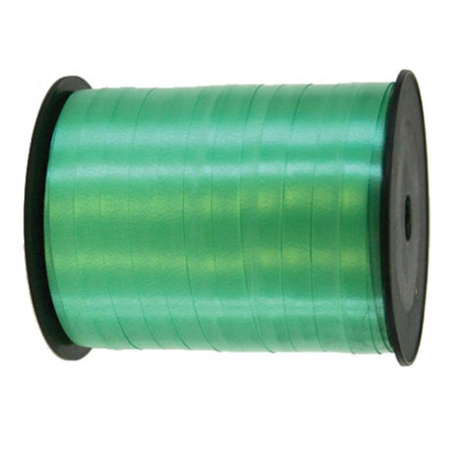 2x rollen cadeaulint/sierlint in de kleur groen 5 mm x 500 meter