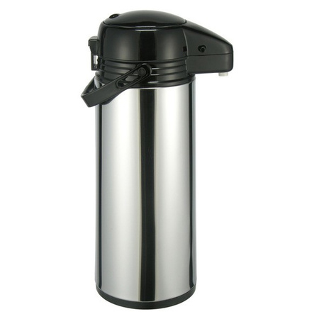 2x pieces stainless steel thermos / insulating jug 1,9 liters