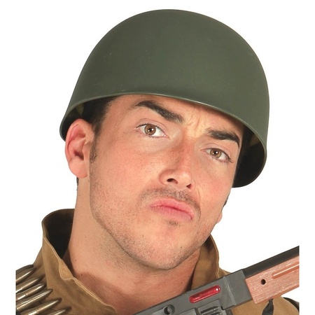 2x stuks amerikaanse soldaten/leger helm voor volwassenen