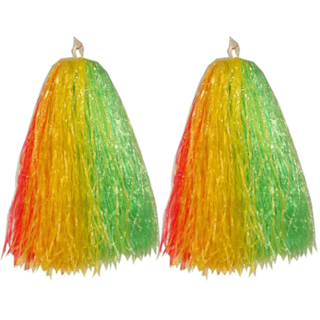 2x Cheerball red/yellow/green 33 cm