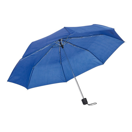 2x pieces foldable mini umbrellas cobalt blue 96 cm