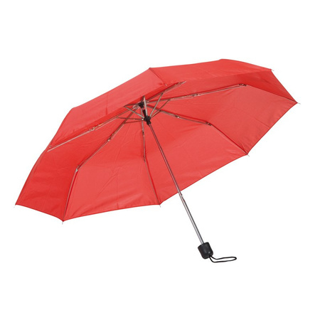 2x pieces foldable mini umbrellas red 96 cm