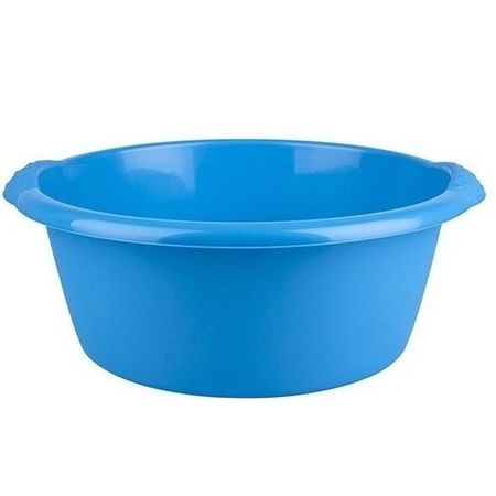 2x pieces dish pan blue 10L