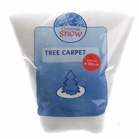 2x pieces snow blanket / carpet 100 x 100 cm