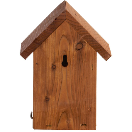 2x stuks vogelhuisje/nestkastje winterkoning Douglas hout 19.8 cm