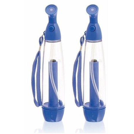 2x pieces water sprayer blue