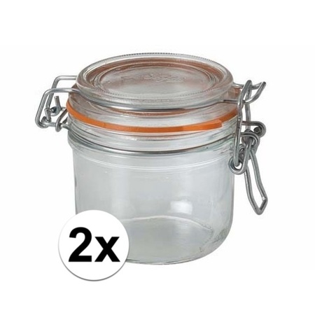 2x Weck jars 0.2 liter