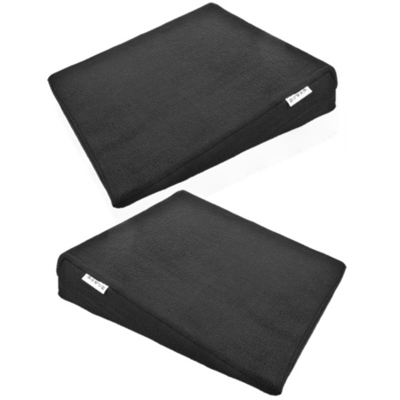 2x pieces wedge-shaped pillow/better sitting position 37 x 37 cm